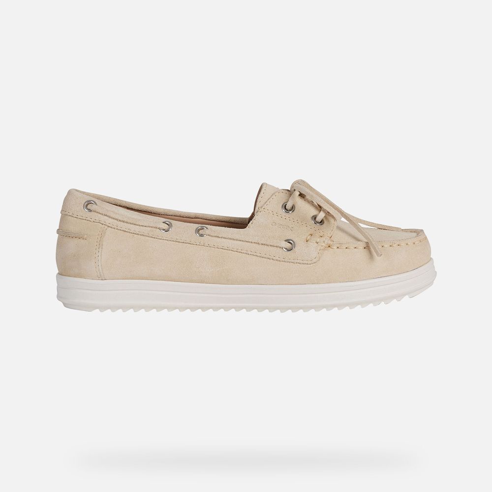 Geox Bayan Loafers Bej Rengi - Genova - HLX-127850